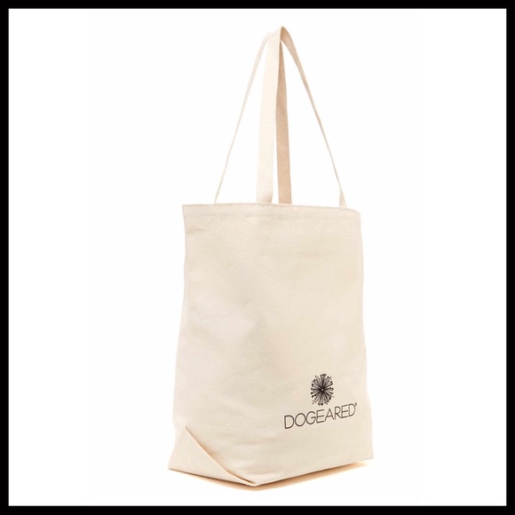 DOGEARED CANVAS TOTE BAG CHOCOLATE UNDERSTANDS A2C - Picture 2 of 8